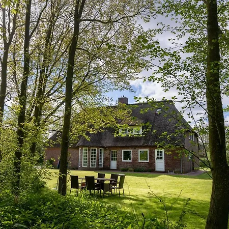 Alte Schule unter Reet- Klassenzimmer Tumlauer Koog Exterior foto